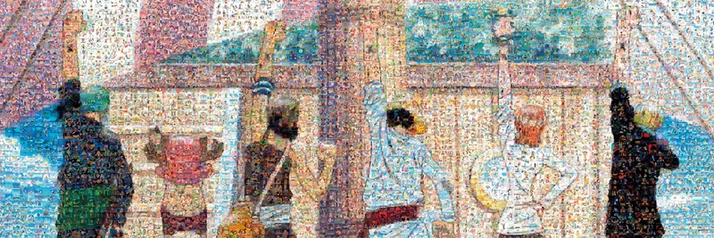 Ensky One Piece Mosaic Art Jigsaw Puzzle 950-27 - 4,128 Pieces - Image 1