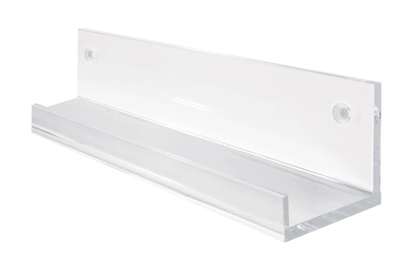 SIGEL GA111 Picture Ledge Shelf for Decorative Objects, 50 cm, clear, acrylic - Image 1