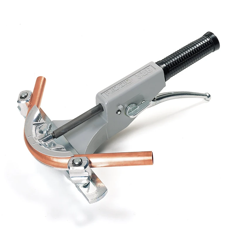 RIDGID 18741 326 Ratchet Bender for Copper 10 mm to 22 mm, Ratcheting Pipe Bender for Bends Up to 90 Degrees
