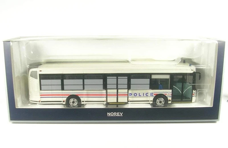 NOREV - 530205 - Irisbus Citelis 2008-National Interpelled Transport Police Collectible Miniature Car, White/Blue/Red