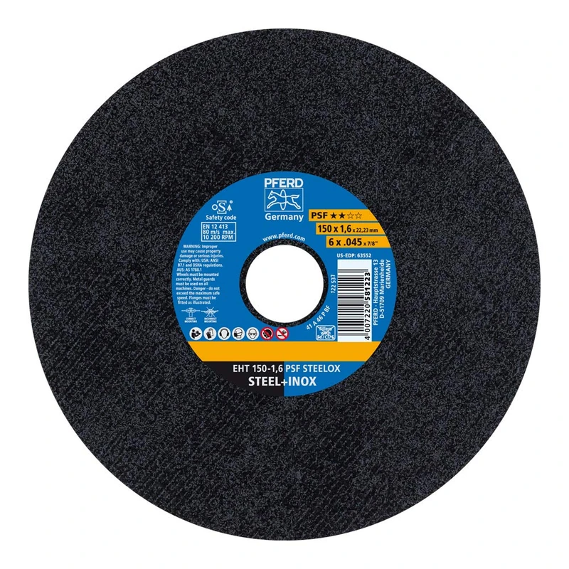 PFERD EHT 150 Cutting Disk 1.6 A46 PSF-INOX - Pack of 25