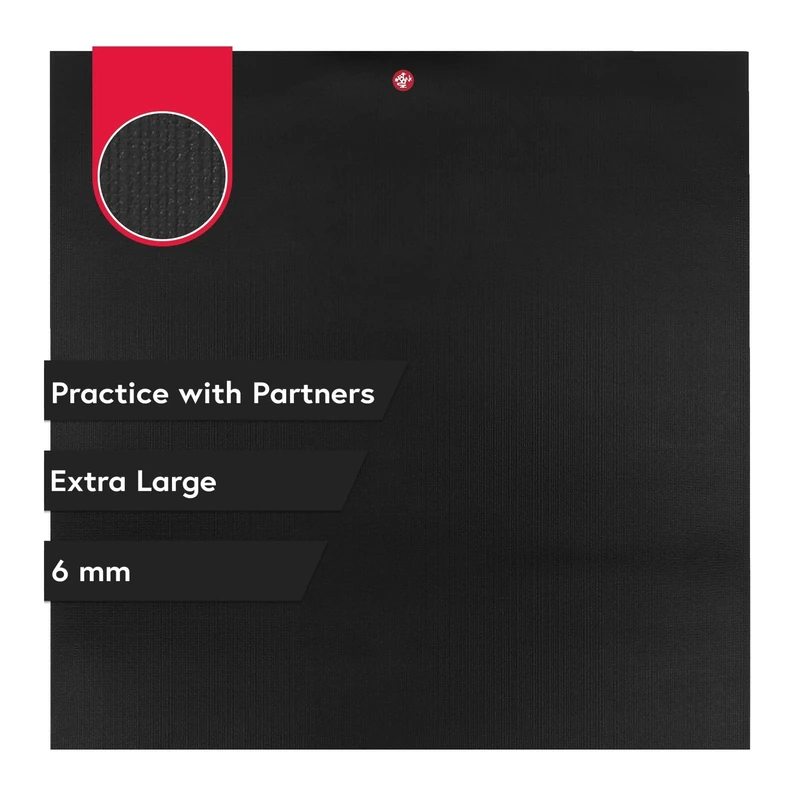 Manduka PRO Squared Yoga And Pilates Mat - Extra Large Premium 6mm Thick Mat, Eco Friendly, Oeko-Tex Certified and Free Of ALL Chemicals, Ultra Dense Cushioning For Support And Stability In Yoga,