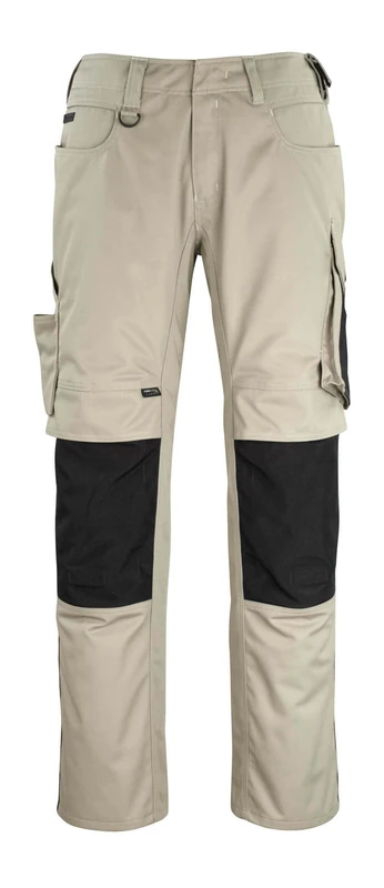 Mascot 12179-203-5509-90C52 Size L90cm/C52 "Erlangen" Trousers - Light Kaki/Black