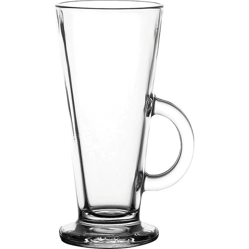 Pasabahce Toughened Columbia Latte Glass 10oz / 280ml - Case of 12 - Hot Drinks Glasses