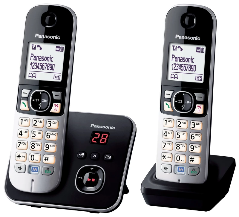 Panasonic KX-TG6822 Cordless Phones Answering Machine Monitor (French version)