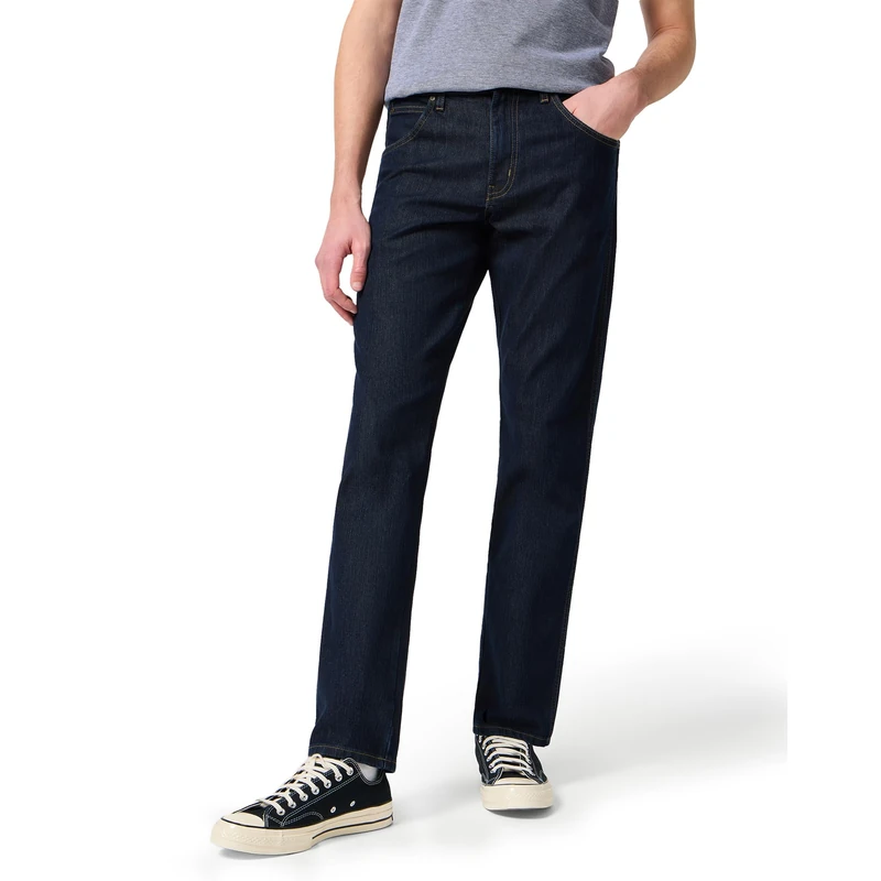 Wrangler Herren Durables Regular Fit Jeans, Rinsewash, 42W / 32L