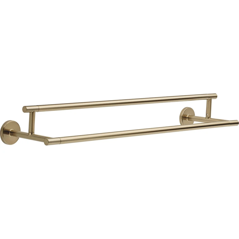 DELTA 75925-CZ Trinsic Double Towel Bar, Champagne Bronze, 24 Inch