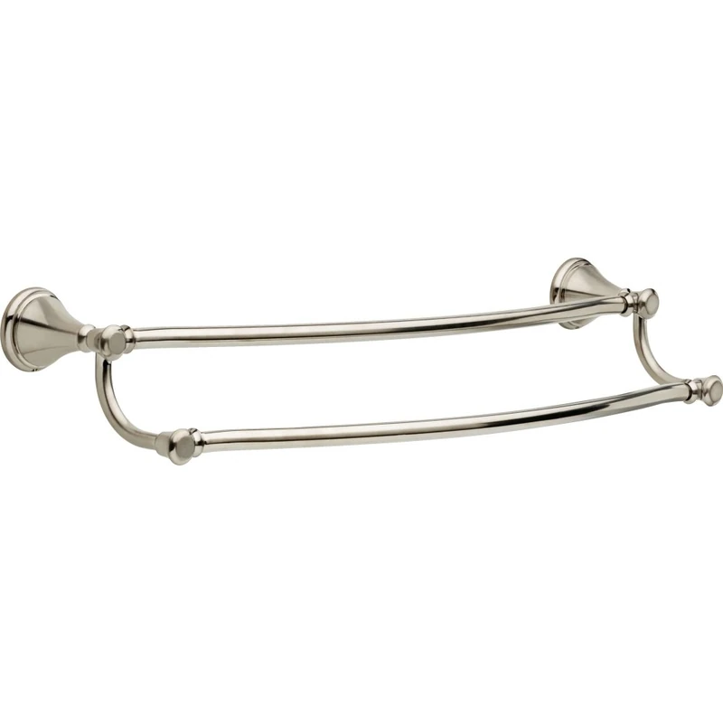 Delta Faucet 79725-SS Cassidy 24inch Double Towel Bar Rack, Brilliance Stainless Steel