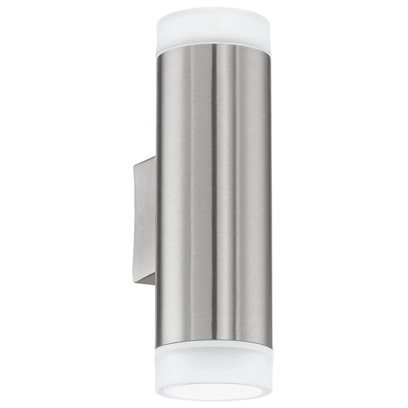 Eglo 92736 RIGA LED Exterior Wall Light in Stainless Steel, 6,5 x 20,5 cm