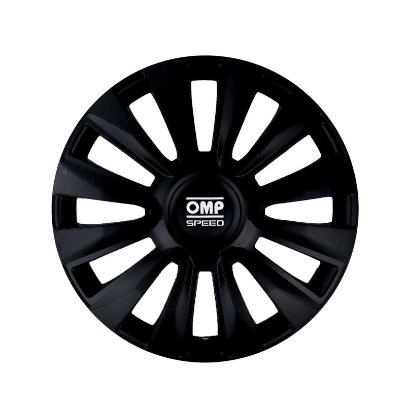 OMP SPEED SET 4 HUBCAPS MAGNUM BLACK 16 INCHES