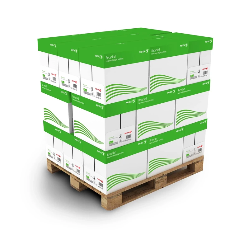 Xerox Recycled - ISO 70 Recycled Paper - 80 g/m² A4-24 Boxes, 120 Reams of 500 Sheets - 60,000 Sheets