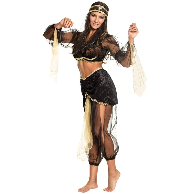 Arabian Princess Ladies Fancy Dress Arab Nights National Dress Adult Costume New