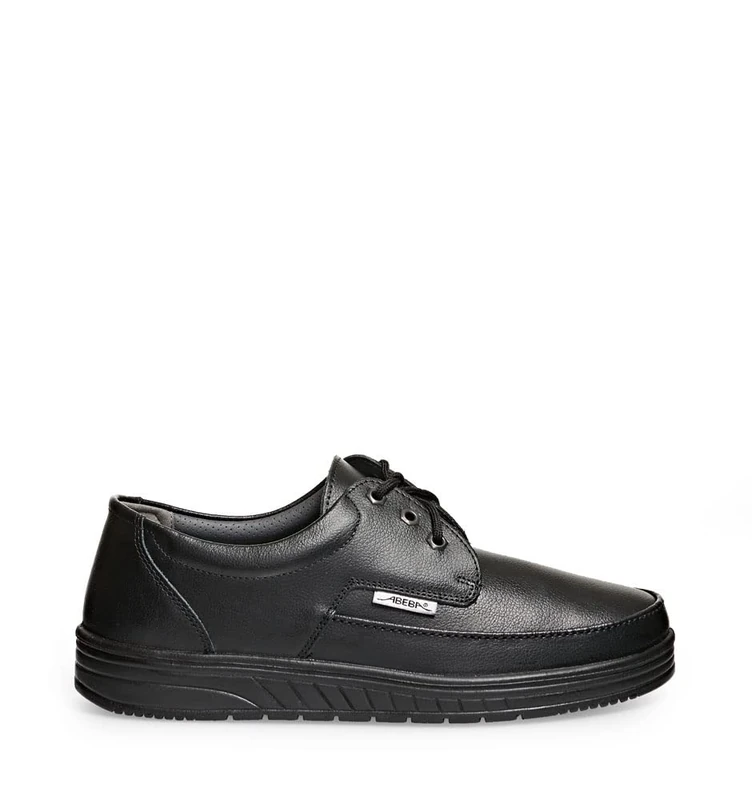 Abeba 32610-39 Size 39 "Air Cushion Occupational Lace Up Shoe - Black