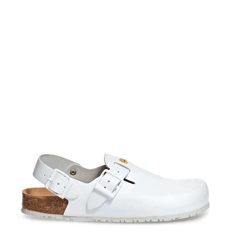 Abeba 4040-44 Size 44 "Nature ESD-Occupational-Clog Shoe - White - Image 1