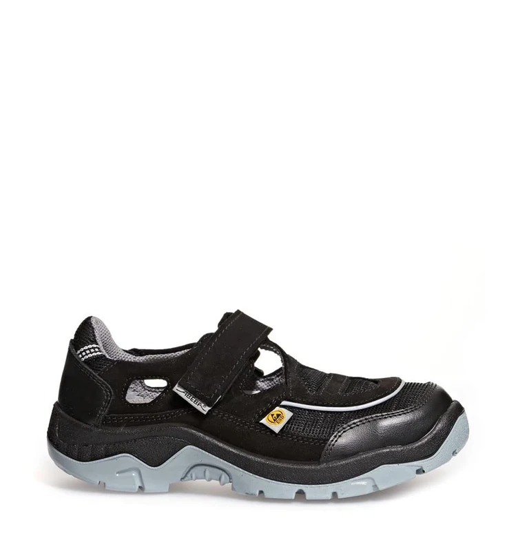 Abeba 32189-44 Size 44 "ESD-Anatom" Safety Sandal - Black
