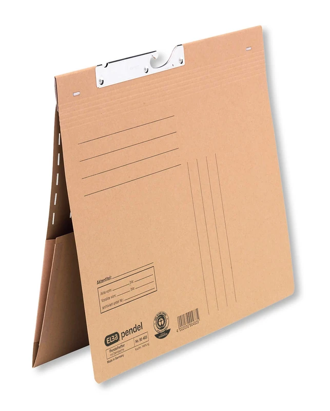 Elba Suspension File Craft Binding 230 g/m² Recycled Cardboard Natural Brown Pack of 50