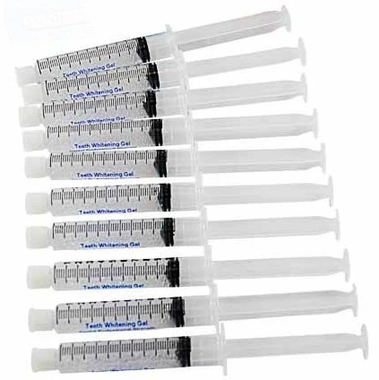 Teeth Whitening Gel 10x Syringes Super Value 4-9 Shades Whiter with American Teeth Whitening Formula Gel