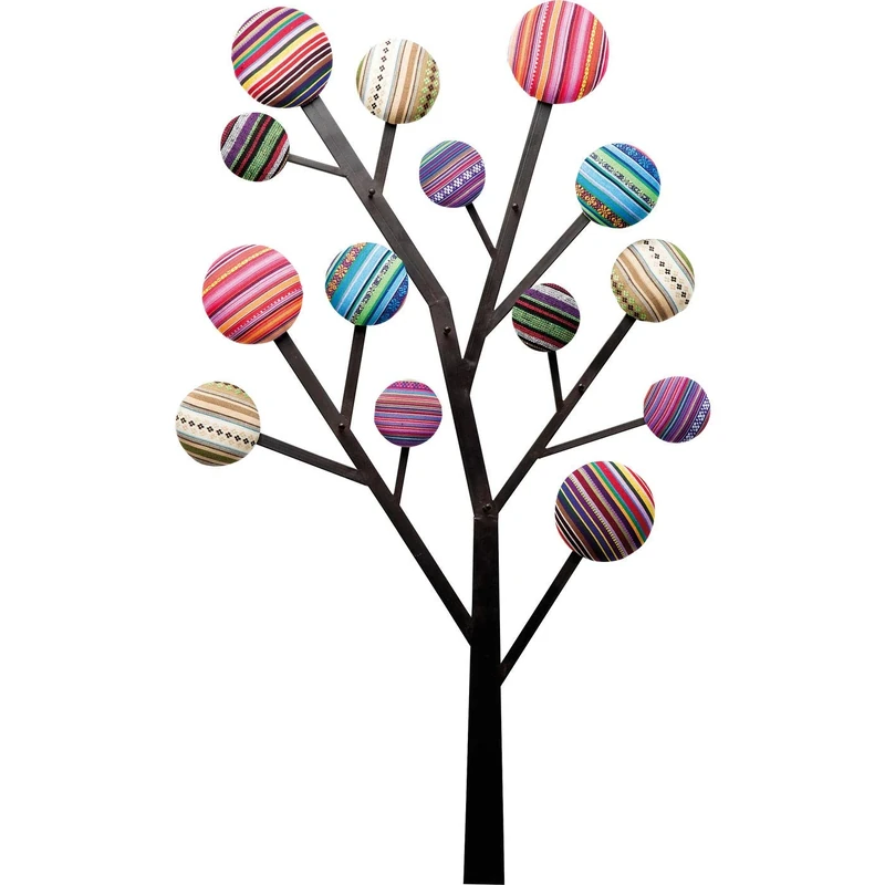 Kare Design Wall coat rack Bubble Tree, Black, 111x67x5 cm, Wall racks, Design, Home decor, Canvas, Modern, Home design, Interior, Decoration, Home trend, Gift, Table decor, Living room