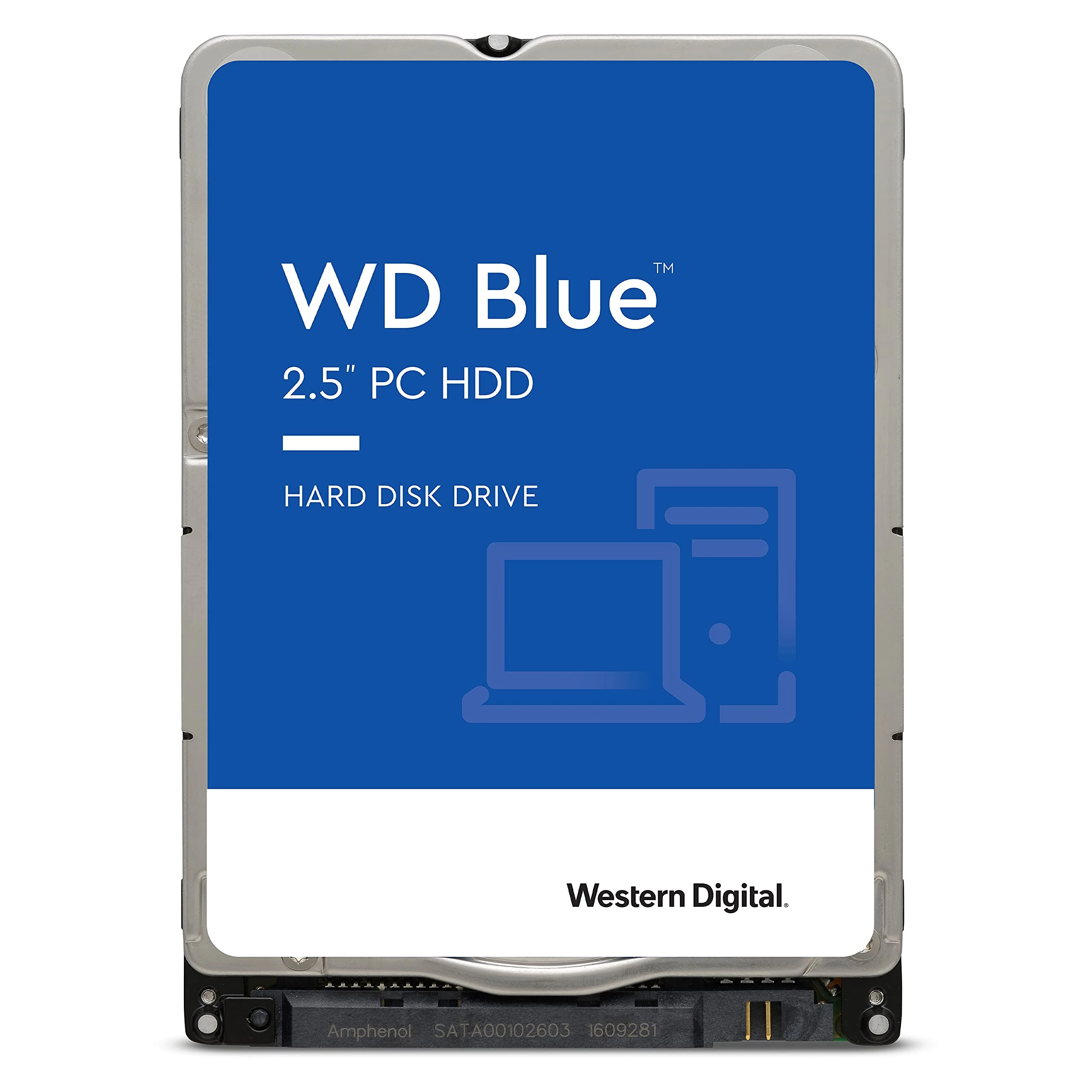 WD Blue 1 TB 2.5 Inch Internal Hard Drive - 5400 RPM Class, SATA 6 Gb/s, 128 MB Cache