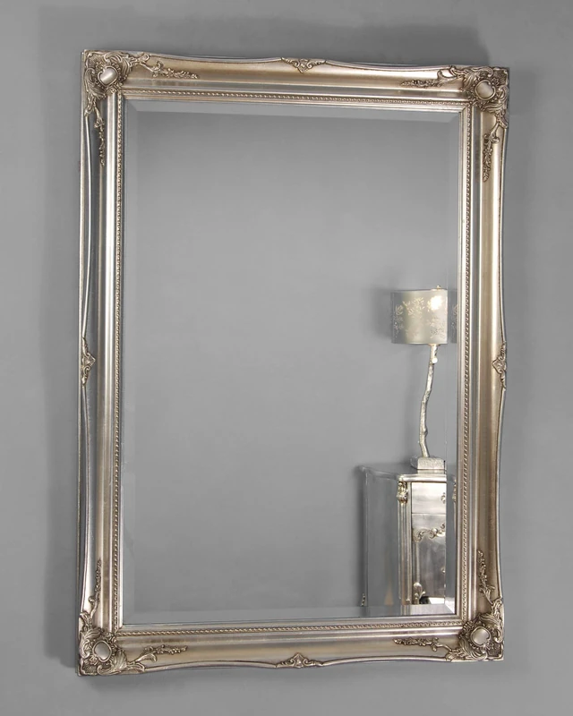 Mirror C&M · Bosworth · Silver Swept Frame 106cm x 76cm