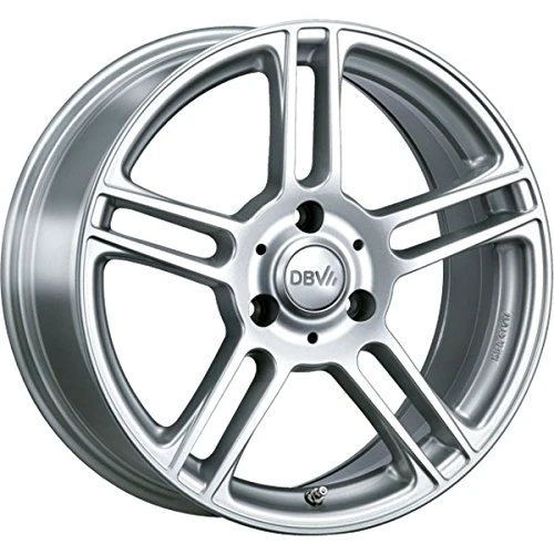Unbekannt – Rims (Set) for Smart Fortwo 451 2014 For Modelling Silver 17 Inch - Image 1