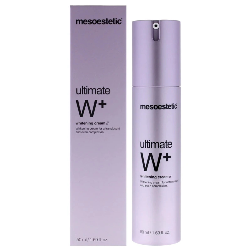 Ultimate W Plus Whitening Cream by Mesoestetic for Unisex - 1.69 oz Cream