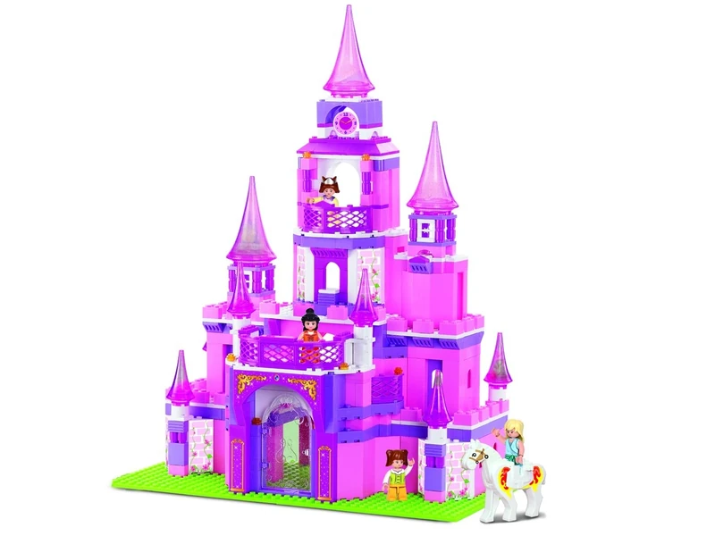 Sluban SlubanM38-B0152 Princess Castle Building Bricks Set