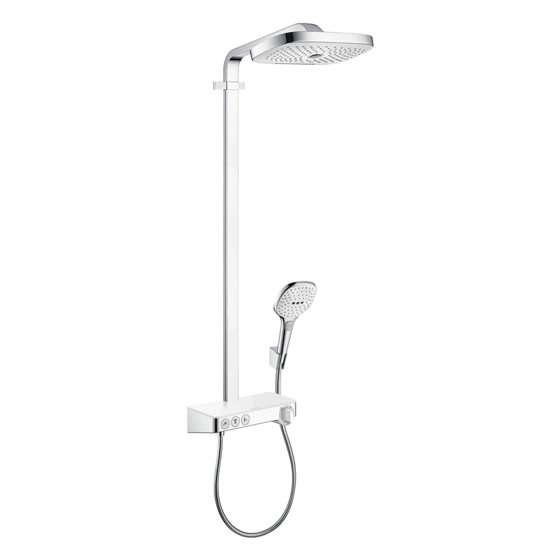 hansgrohe Raindance Select E Showerpipe 300 3jet with ShowerTablet Select 300