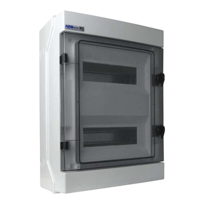 Wet Room Distributor Fuse Box Distribution Box RH-24 IP65 24 Modules Surface-Mounted VDE 4088