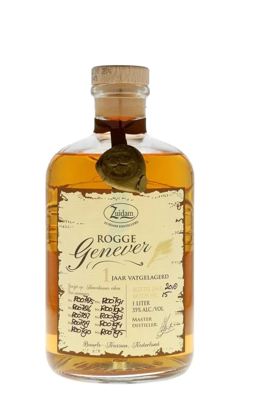 Zuidam Rogge Rye Genever 5 Year Old, 1 L