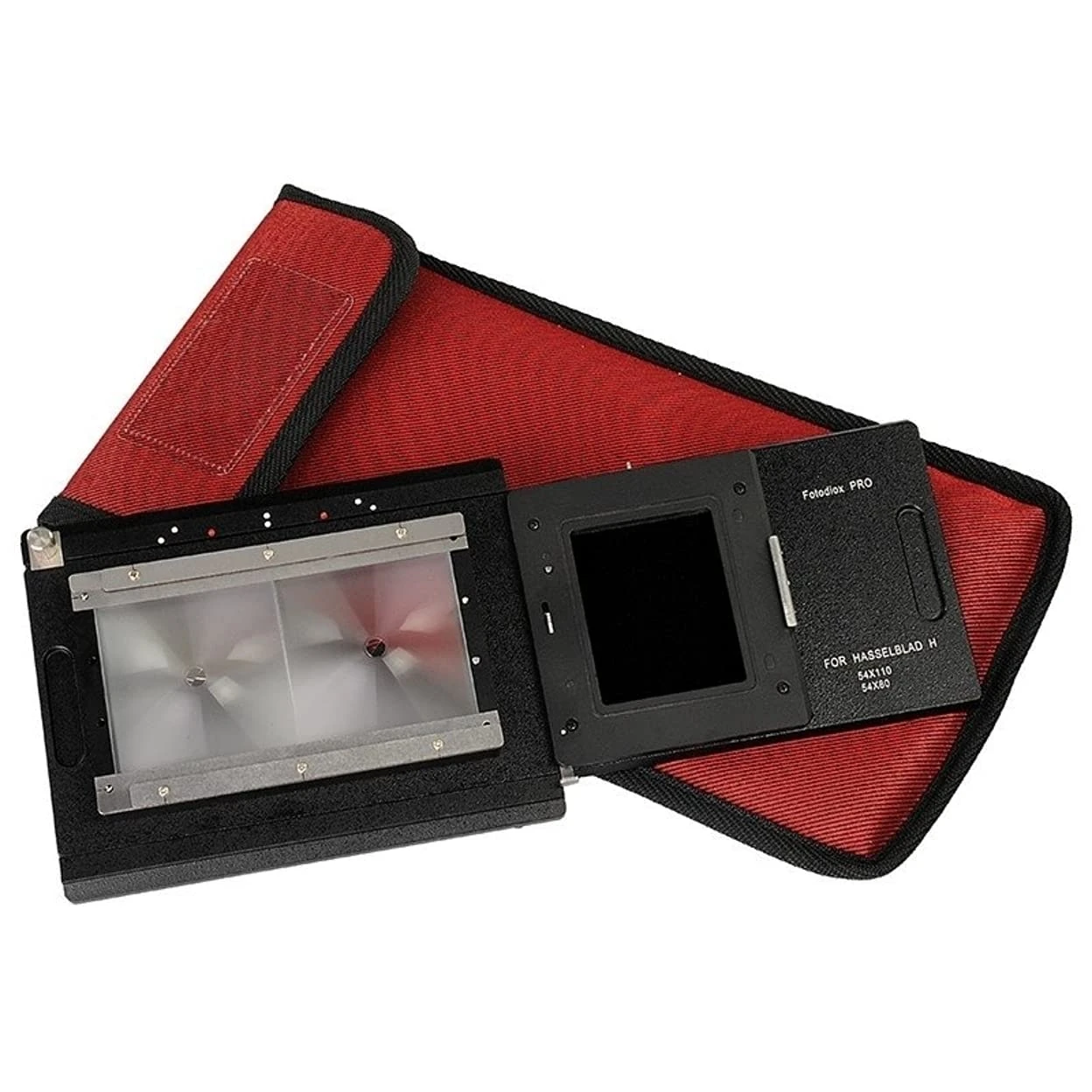 Fotodiox Pro Adapter, Hasselblad H to Large Format 4x5 Adapter -Stitching Back - Sliding with Focusing Screeen - fits Cambo, Linhof, Calumet, Horseman, Omega, Toyo, Kodak with graflock back