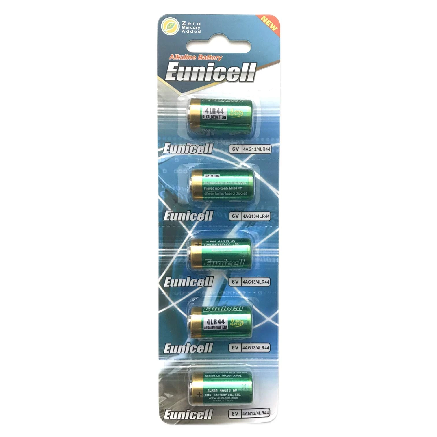 5 x Eunicell 4LR44 6v Alkaline Battery