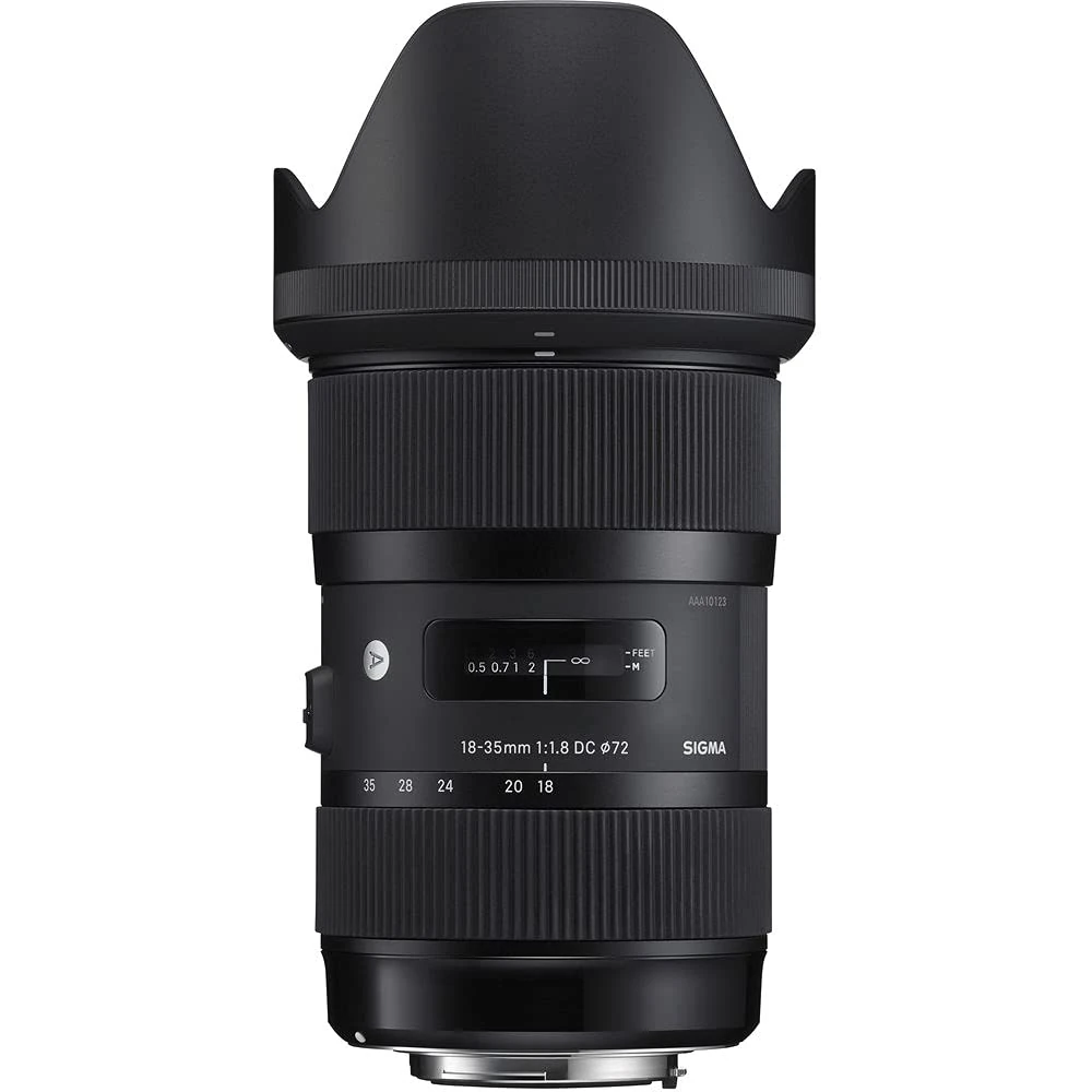 Sigma 210101 18-35mm F1.8 DC HSM Lens for Canon - Black