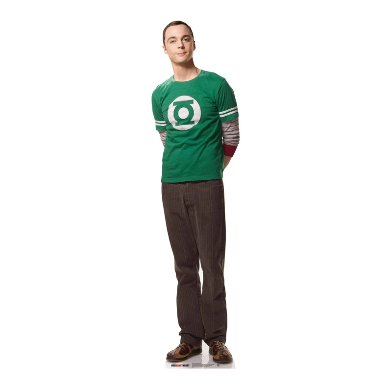 Star Cutouts Cut Out of Doctor Sheldon Cooper,Multicolor,17.78 x 182.88 cms