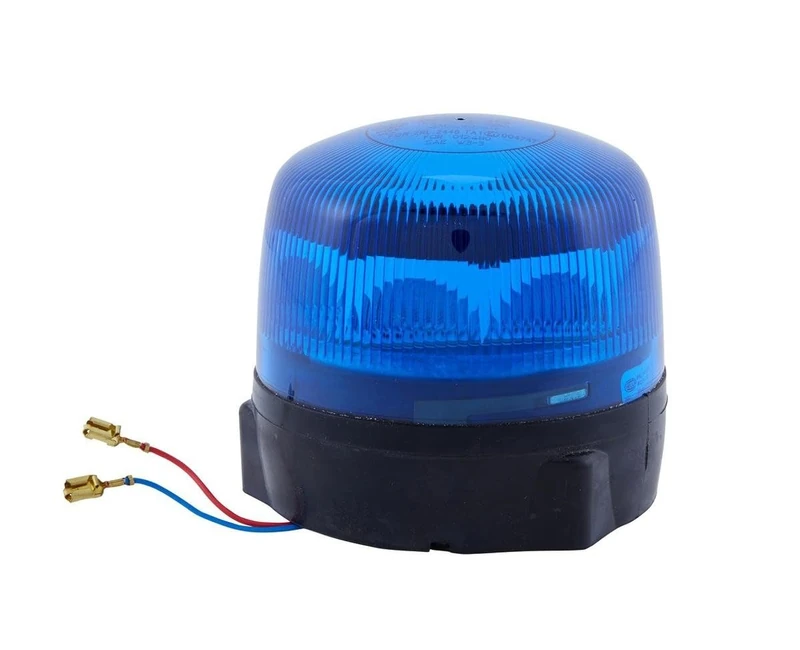 HELLA 2RL 010 979-101 LED-Rotating Beacon - RotaLED - 12/24V - Blue - Bolted - Cable: 200mm