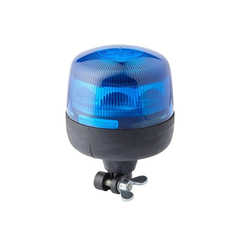 HELLA 2RL 010 979-111 LED-Rotating Beacon - RotaLED - 12/24V - Blue - Flexible pipe sockets