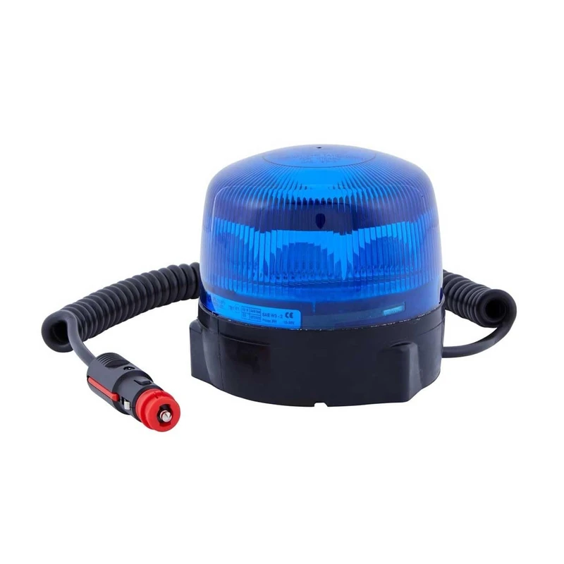 HELLA 2RL 010 979-121 LED-Rotating Beacon - RotaLED - 12/24V - Blue - Magnet Mount - Cable: 600mm