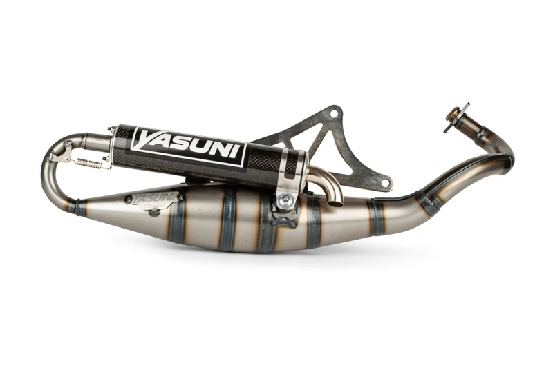 Yasuni exhaust Scooter R carbon for Piaggio