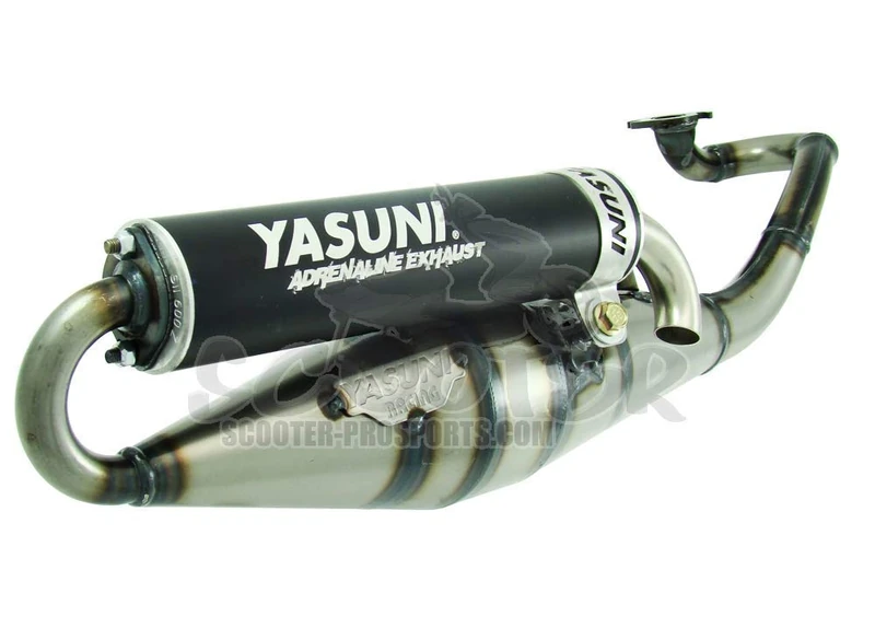 Yasuni exhaust Scooter Z black for Piaggio - Image 1