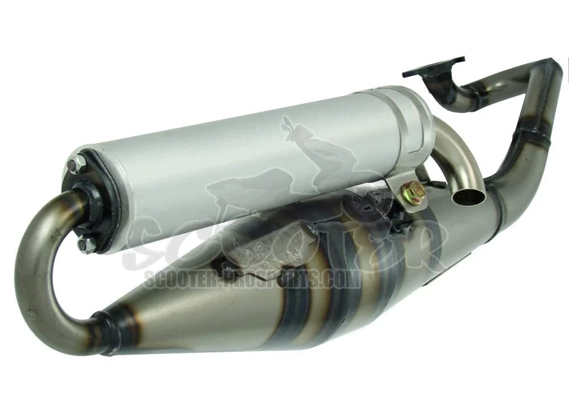 Yasuni Scooter Z Exhaust Aluminium for Minarelli Horizontal