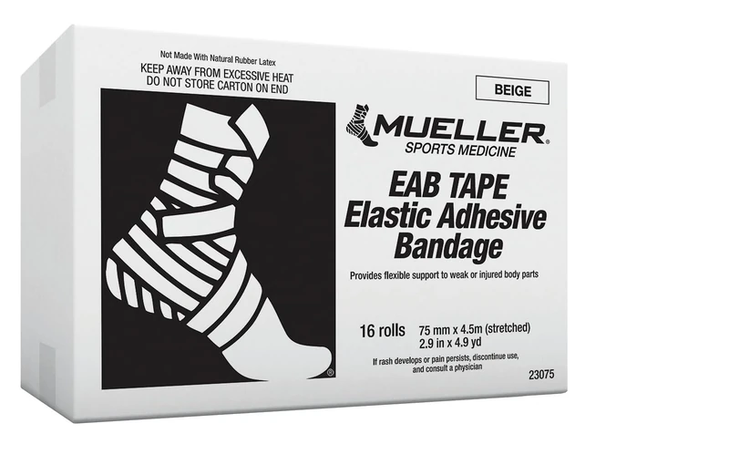 Mueller EAB Tape, Beige - 75 mm X 4.5 m, 16 rolls