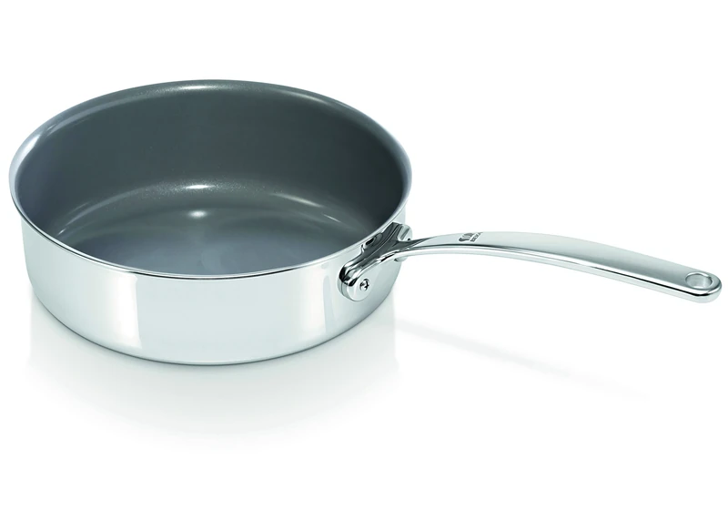 Beka Tri-Lux Multi-ply Stainless Steel Non-Stick Saute Pan with Lid 24 cm