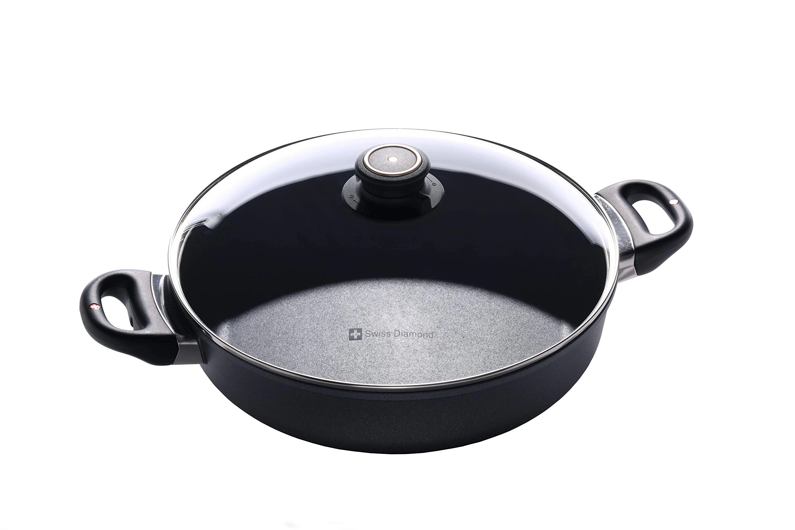 Swiss Diamond HD Classic Nonstick Induction Sauteuse w/Lid - 3.7 Qt (11")