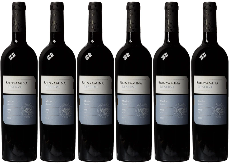 Binyamina Reserve Merlot NV 75 cl Kosher (Case of 6) - Image 1