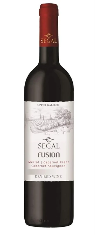 Segal's Fusion Red Merlot-Cabernet Franc-Cabernet Sauvignon, 6 x 75cl