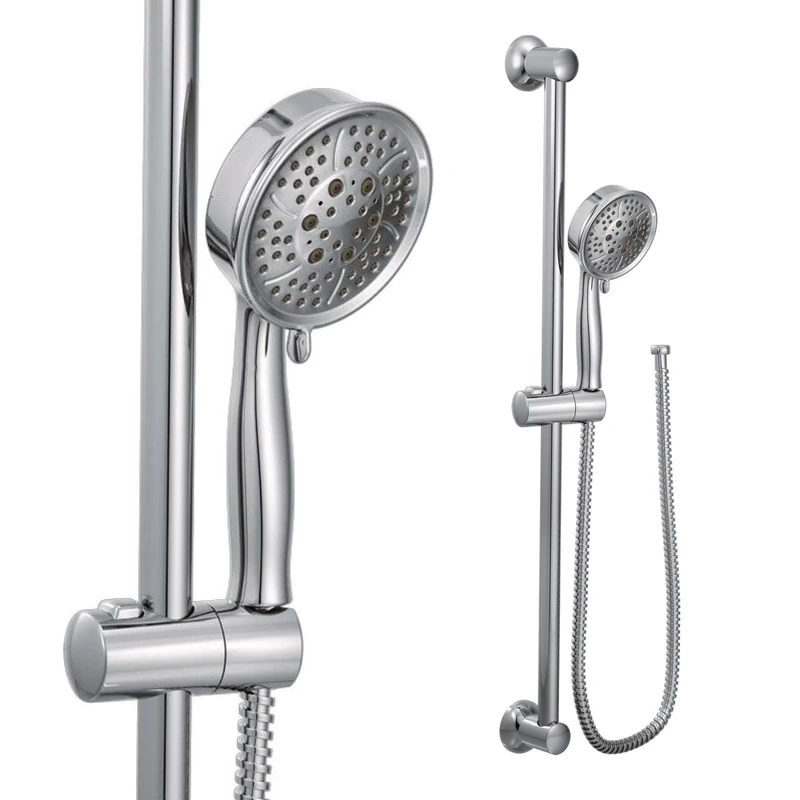 Moen 3667EP Handheld Showerhead with 69-Inch-Long Hose Featuring 30-Inch Slide Bar, Chrome