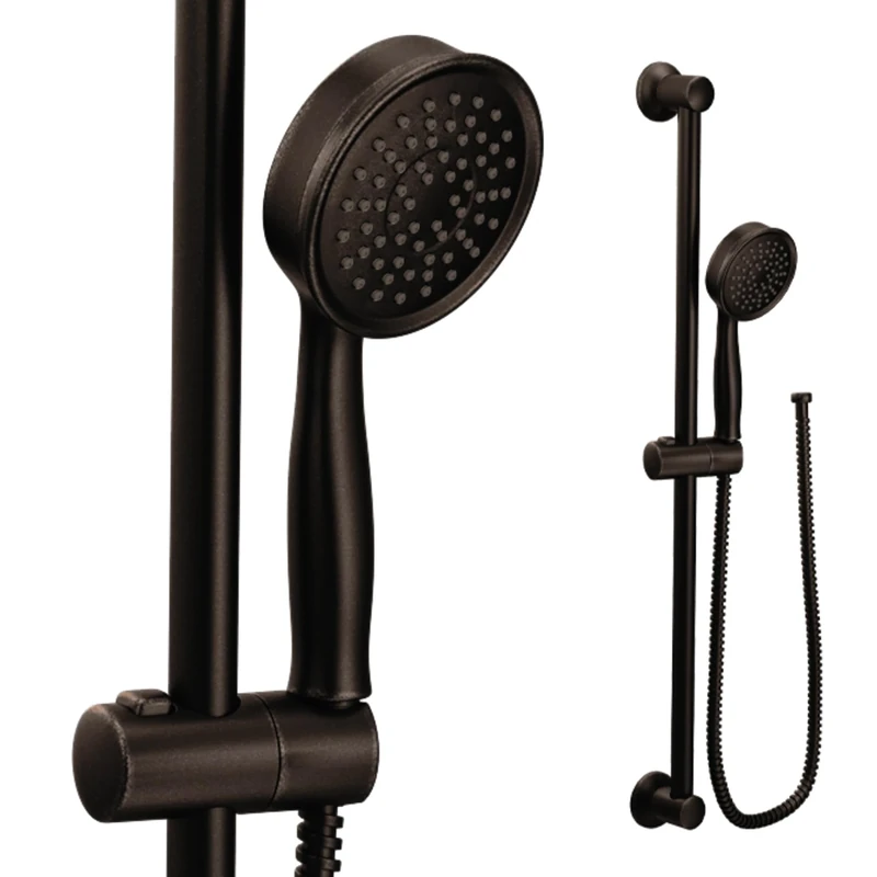 Moen Eco-Performance Oil-Rubbed Bronze Detachable Handheld Showerhead with 69-Inch-Long Hose Featuring 24-Inch Slide Bar, 3668EPORB
