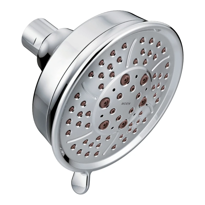 Moen 3638 Four-Function 4-3/8-Inch Diameter Showerhead, Chrome