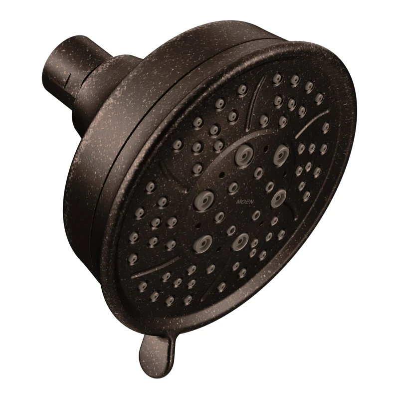 Moen 3638ORB Four Function 4.38-Inch Diameter Wallmount Showerhead, Oil-Rubbed Bronze
