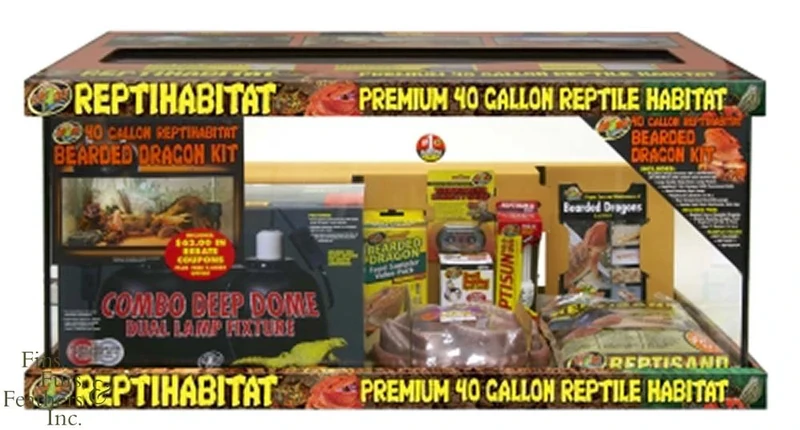 zoomed Reptihabitat Kit Bearded Dragon Reptile/Amphibian 91 x 46 x 46 cm